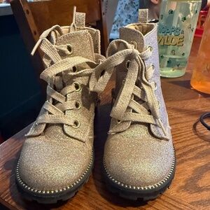 Kids Glitter Boots
